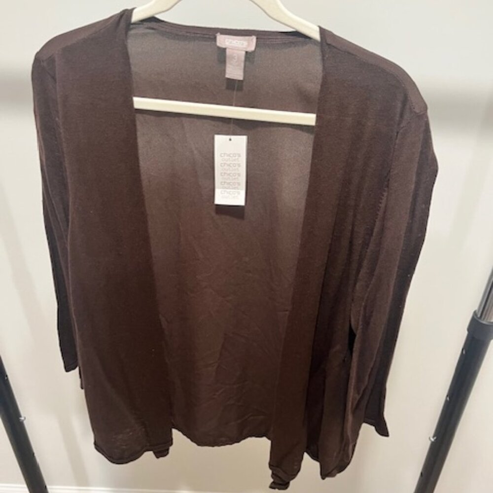Cordelia Rockledge Sheer-Back Cardigan